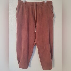 Savage X Fenty XL Rust Fleece Sweatpants Lounge Joggers Cozy